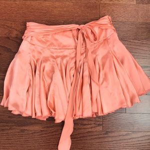 Bebe Silk Mini Skirt XS